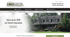Desktop Screenshot of horizoninsurance.net