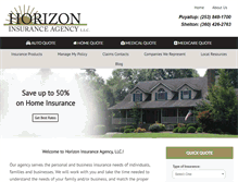 Tablet Screenshot of horizoninsurance.net